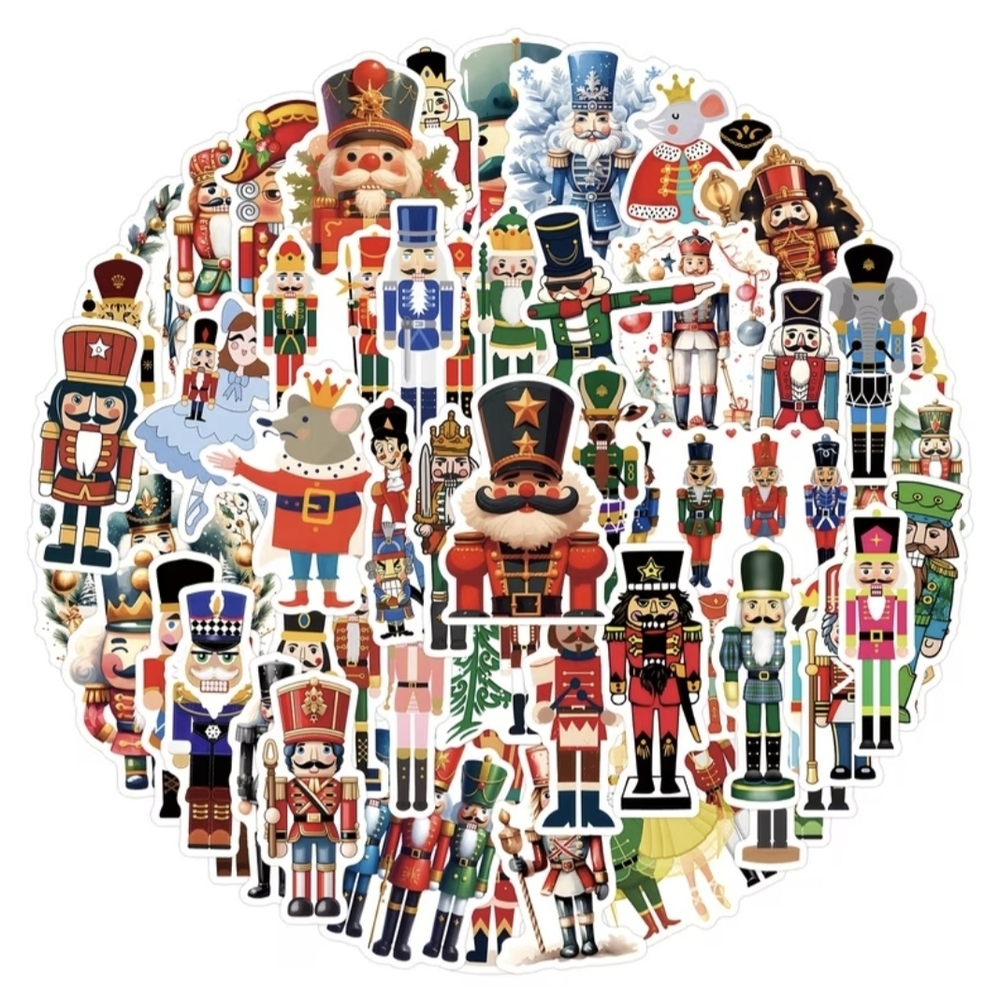 Festive Nutcracker Sticker Collection